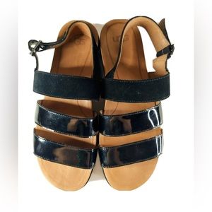 UGG Treadlite Braelynn Women's Black Open Toe Sandal Size 7.5